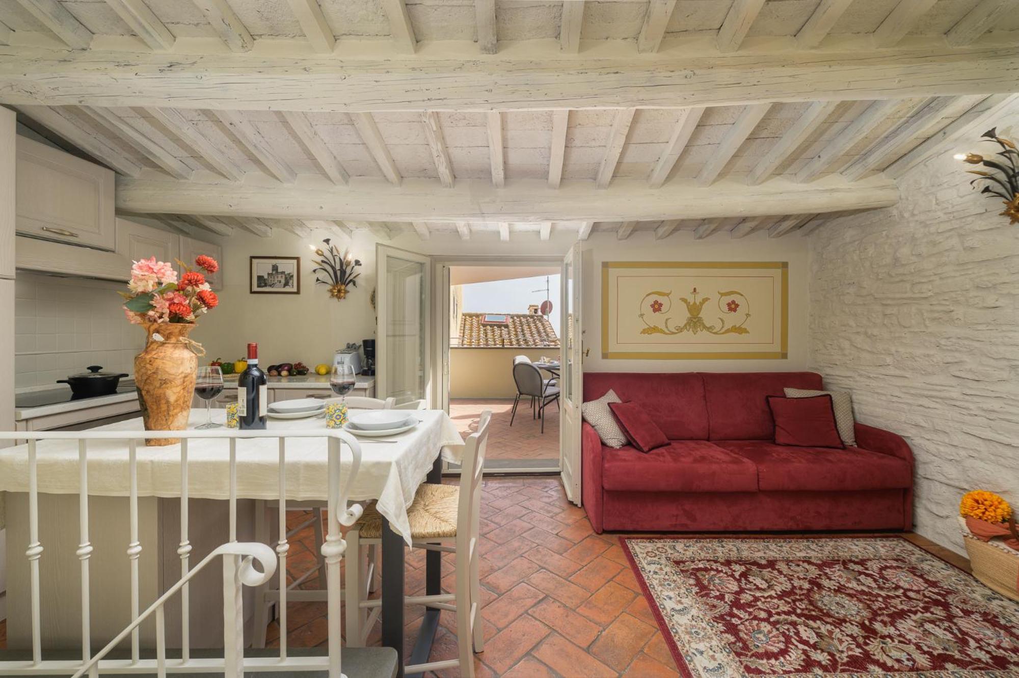 Apartamento Terrazza Silena, Centro Storico Con Vista Cortona! Exterior foto